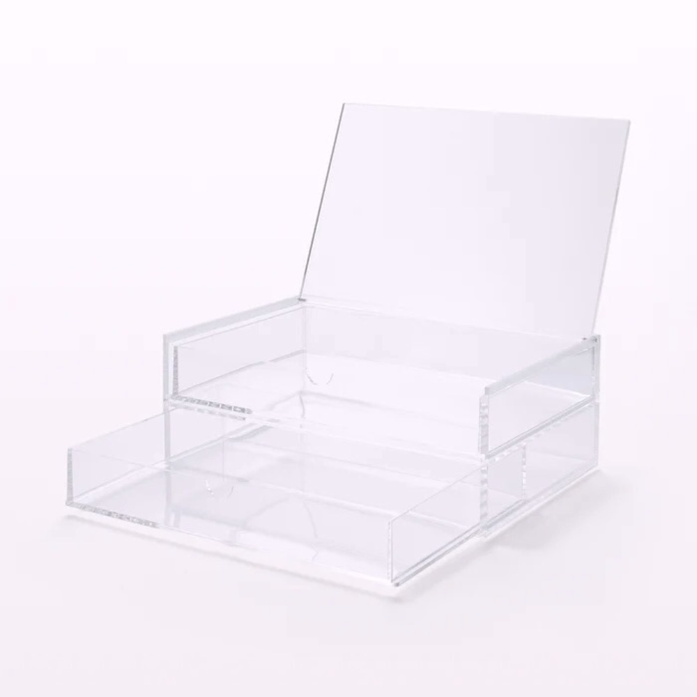 Acrylic Cosmetic Storage | Two Drawer